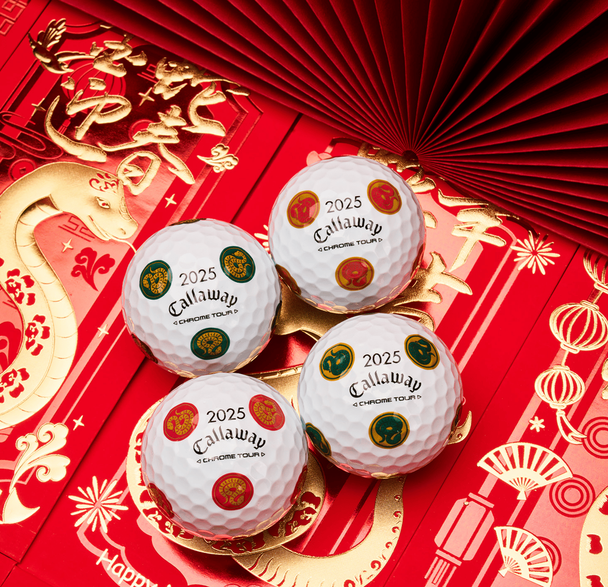 Callaway Chrome Tour Year of the Snake Golf Balls 🐍 [2025